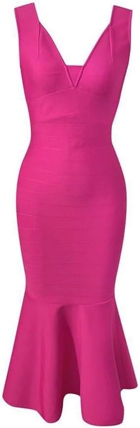 Summer Sexy Halter Dress for Women V Neck High Waist Slim Fit Party Cocktail Mini Dress