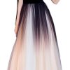 Fashionable Casual V-Neck Cocktail Party Dress Womens Elegant Slim Fit Formal Evening Gown