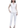 41ait8QI0L.jpg Summer Formal Slim Jacket Office Ladies Casual Work Wear Vest Coat