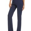 Women's Stretchy Straight Leg Dress Work Pants Business Office Casual Slacks with Pockets