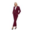 Women Suits 2 Piece Pants Suits for Women Dressy Business Work Professional Slim Fit Suit
