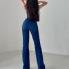 Denim Jumpsuit for Women Sexy Slim Fit Zipper Sleeveless V-Neck High Waist Fashion Jean Pants Rompers
