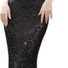 Elegant Round Neck Black Sequin Cocktail Dress Women Formal Party Evening Dress