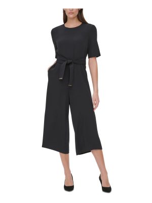 Women's Twill Cropped Jumpsuit