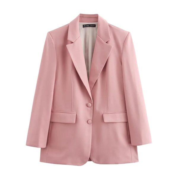 Women's in The Summer of The Single-Breasted Leisure Suit Coat Mini Overskirt Suit