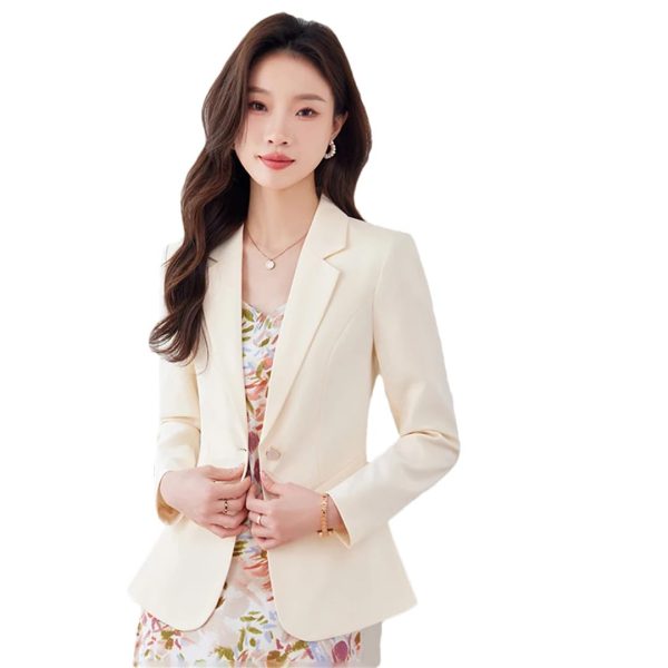 Women Clothes Button Coats Overwea Hot Black Pink Solid Slim Jacket