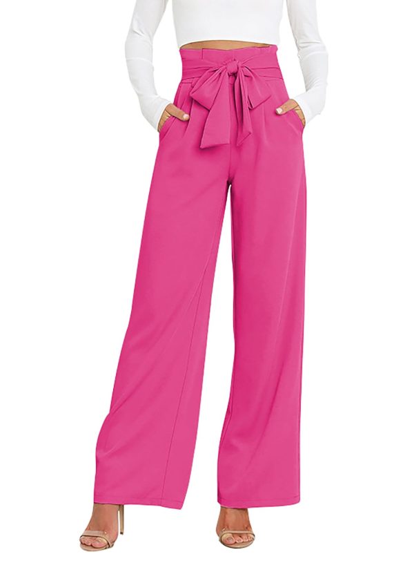 High Waist Wide Leg Pants for Women Business Casual Outfits Dress Pants