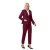 Women Suits 2 Piece Pants Suits for Women Dressy Business Work Professional Slim Fit Suit