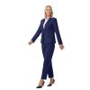 Women Suits 2 Piece Pants Suits for Women Dressy Business Work Professional Slim Fit Suit