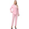 Pant Suits for Women Formal Pant Suits Double Breasted Blazer Sets Women 2 Piece Outfits