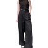Women's Linen Vest Set - High Waist Wide Leg Pants