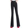 High Elastic Spring Summer Flare Pants Casual Straight Trousers for Women Work Suit Pants Loose Female Pantalon