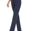 Women's Stretchy Straight Leg Dress Work Pants Business Office Casual Slacks with Pockets