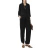 Women's Khaki Velvet Suit - Long Sleeve Shirt & Wide Leg Pants Minimalist Business Attire