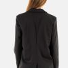 Women's IHKATE Casual Long Sleeve Lapel Collar Buttons Work Office Suit Blazer Jacket with Pockets