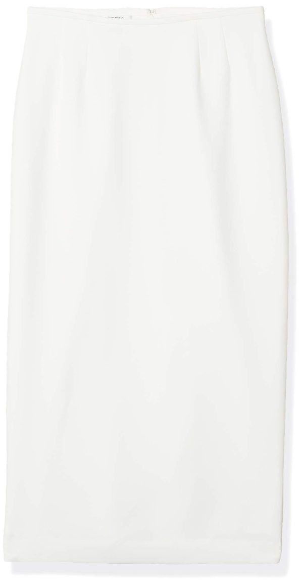 Women's Stretch Crepe Column Skirt