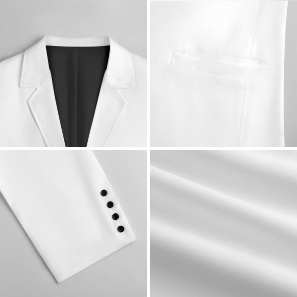 Red Hair Woman Lion Rose Funny Suits Blazer for Men Business Jacket 2 Button Sport Coat Wedding Office