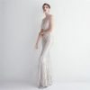 Womens Elegant Banquet Evening Gown Fashionable Slim Formal Party Maxi Dresses