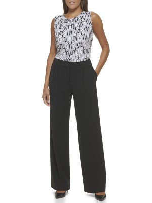 Women's Zipper Fly Stretch Wear to Work Suits Pant