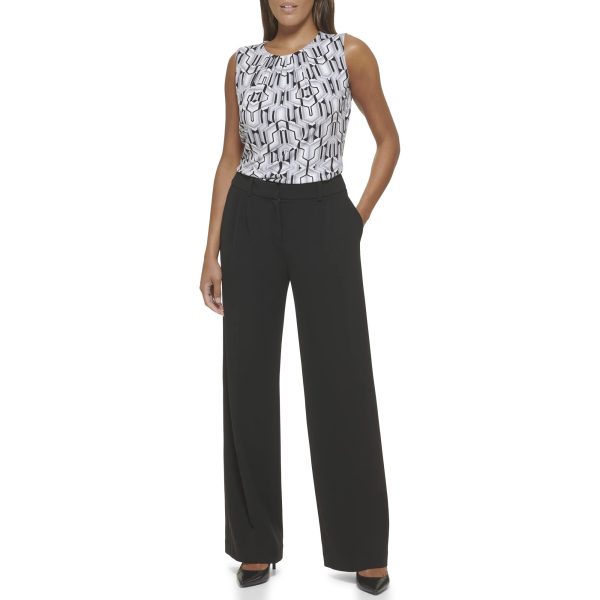 Women's Zipper Fly Stretch Wear to Work Suits Pant