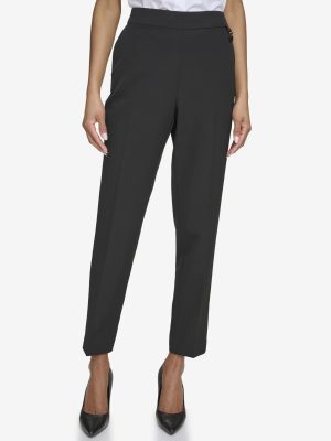 Women's Slim Fit Elastic Back Suit Pant