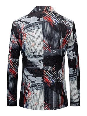 Men’s Spring Autumn Handmade Plaid Suit Casual Business, Stylish Lightweight Jacket for Work and Daily Wear