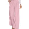 Women Suit Pants Wide Leg Pants High Elastic Waisted in The Back Business Work Trousers Long Straight