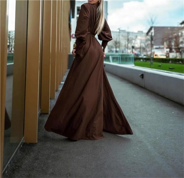 Elegant Women's Slit Floor-Length Wedding Guest Dress - Summer Party Dress for Women