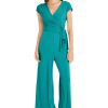 womens Cap Sleeve Matte Jersey Jumpsuit