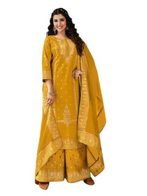 Summer Soft cotton hand work Sharara Suit For Woman Stitched 8159 (3, m)