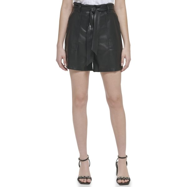 womens With Tie Belt Shorts