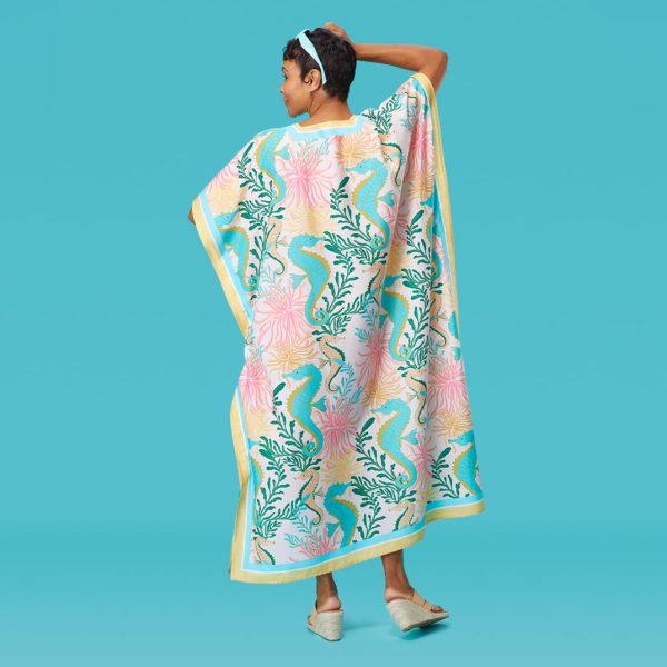Seahorses Caftan Beach and Pool Coverup
