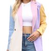61MJaSwwh6L.jpg Womens Casual Blazer Button Lapel Long Sleeve Work Business Fashion Blazers Jackets Outfits with Pockets