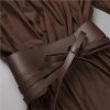 Elegant Women's Slit Floor-Length Wedding Guest Dress - Summer Party Dress for Women