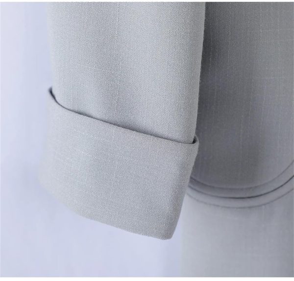 Women's Spring Summer Slim Half Sleeve Casual Jacket Lady Office Jacket Tops