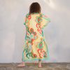 Paisley Pop Caftan Beach and Pool Coverup