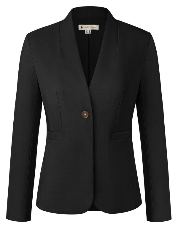 Blazers for Women Business Casual Blazer Jackets Fully Lined Office Work Blazer with Pockets