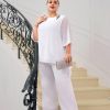 Plus Size Mother of Bride Pant Suits 2 Piece Chiffon Sets Ruffle Layers Wedding Guest Outfit