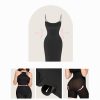 Summer Maxi Dress for Women - Cocktail Shapewear Dresses Built-in Bra Adjustable Straps Vacation Long Slip