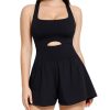 Shapewear Jumpsuit Workout Romper Tennis Dress Look Athletic Rompers For Women Waist Cutout Design