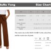Women's Casual High Waisted Wide Leg Dress Pants with Pockets and Belt