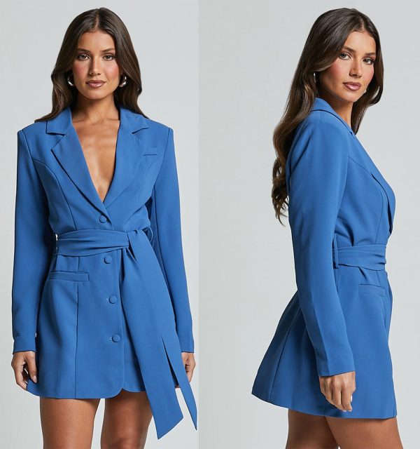 Women's Single Breasted Suit Jacket Casual Notch Lapel Blazer for Prom/Business