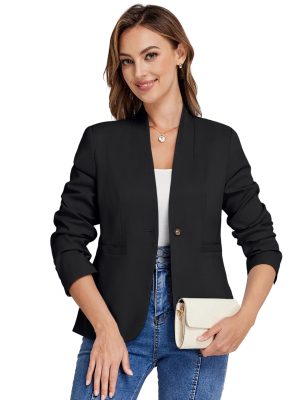 Blazers for Women Business Casual Blazer Jackets Fully Lined Office Work Blazer with Pockets