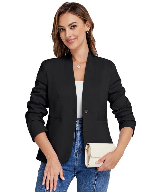 Blazers for Women Business Casual Blazer Jackets Fully Lined Office Work Blazer with Pockets
