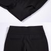 Women's Work Pants Comfy Stretch Skinny Leg Elastic High Waist Pull on Business Casual Dress Pants