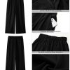 Wide Leg Pants for Women Work Business Casual High Waisted Dressy Pants Flowy Trousers Office