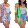 Womens Casual Blazer Jacket Multicolor Long Sleeve Open Front Work Office Blazer Jacket