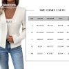 2025 Women's Spring Tweed Blazer Fully-Lined Collarless Open Front Elegant Petite Cute Fashion Casual Work Jacket