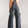 Womens Denim Overalls Loose Fit Wide Leg Baggy Jeans Overalls Y2k 2025 Denim Jumpsuit
