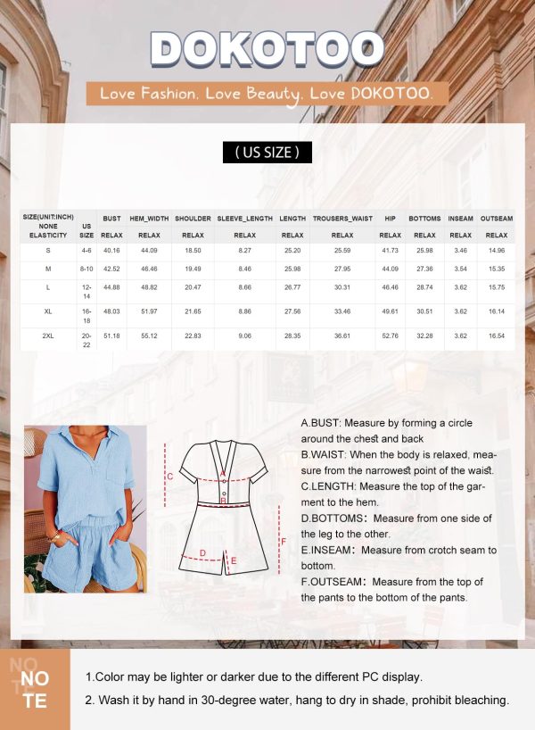 Women's Two Piece Outfits V Neck Short Sleeve Shirts and High Waist Shorts Lounge Sets